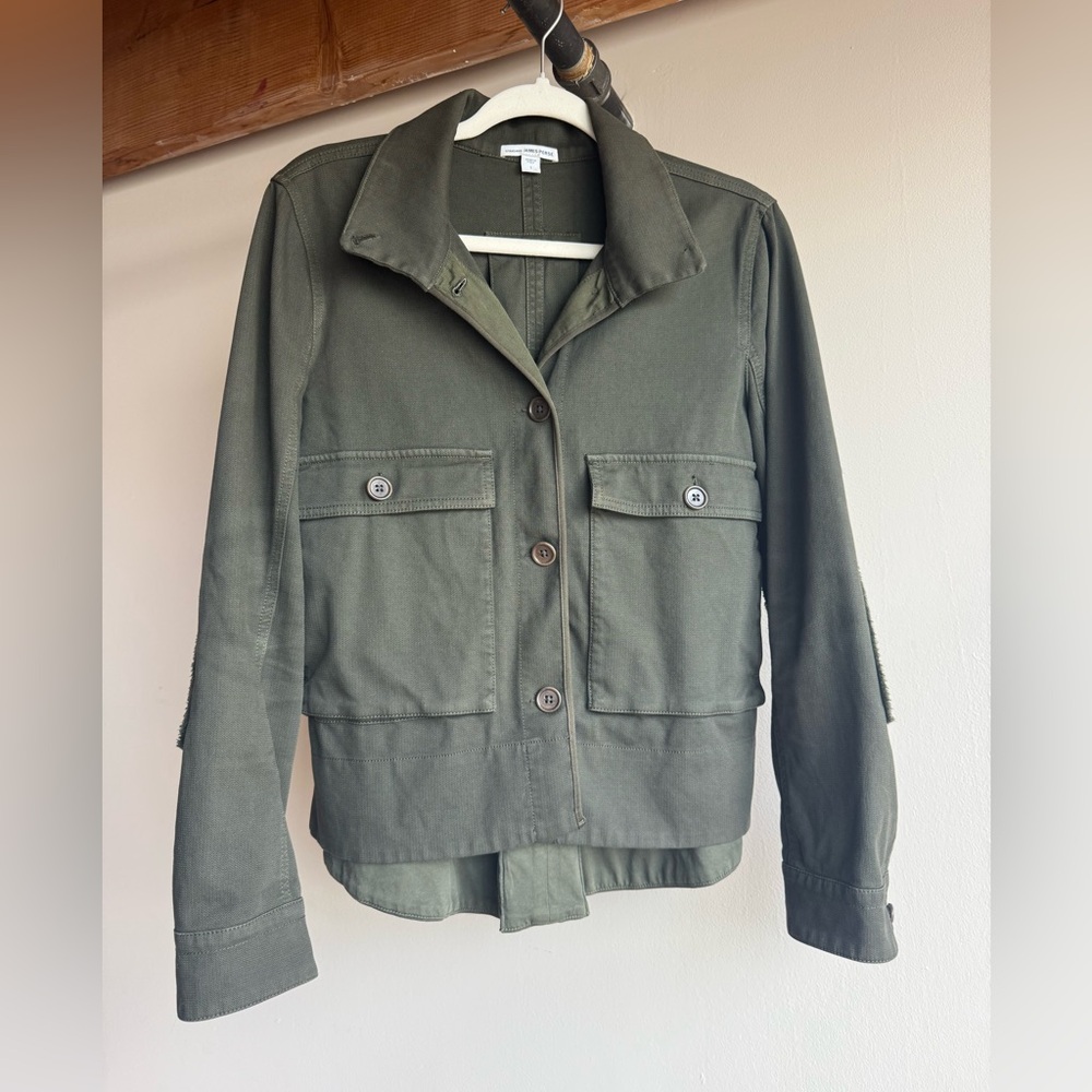 James Perse Button Front Jacket Size S